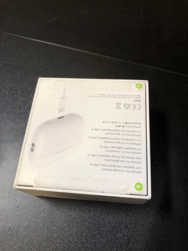 Photo 5 of Apple AirPods Pro (2nd Generation) Wireless Ear Buds with USB-C Charging, Up to 2X More Active Noise Cancelling Bluetooth Headphones, Transparency Mode, Adaptive Audio, Personalized Spatial Audio (FACTORY SEALED)