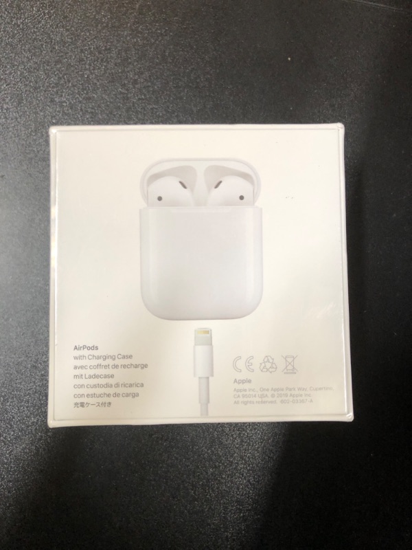 Photo 5 of Apple AirPods (2nd Generation) Wireless Ear Buds, Bluetooth Headphones with Lightning Charging Case Included, Over 24 Hours of Battery Life, Effortless Setup for iPhone
(FACTORY SEALED)