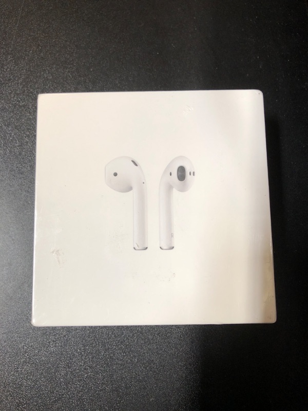 Photo 2 of Apple AirPods (2nd Generation) Wireless Ear Buds, Bluetooth Headphones with Lightning Charging Case Included, Over 24 Hours of Battery Life, Effortless Setup for iPhone
(FACTORY SEALED)