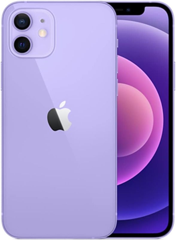 Photo 1 of Apple iPhone 12, 256GB, Purple - Unlocked (Renewed)
 (NEW , SET UP LATER)
