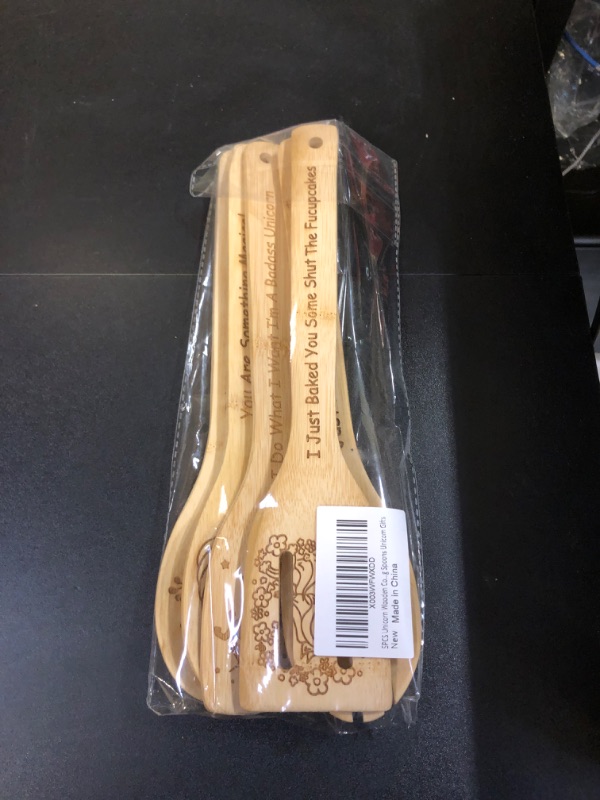 Photo 1 of 5PCS WOODEN SPOONS  