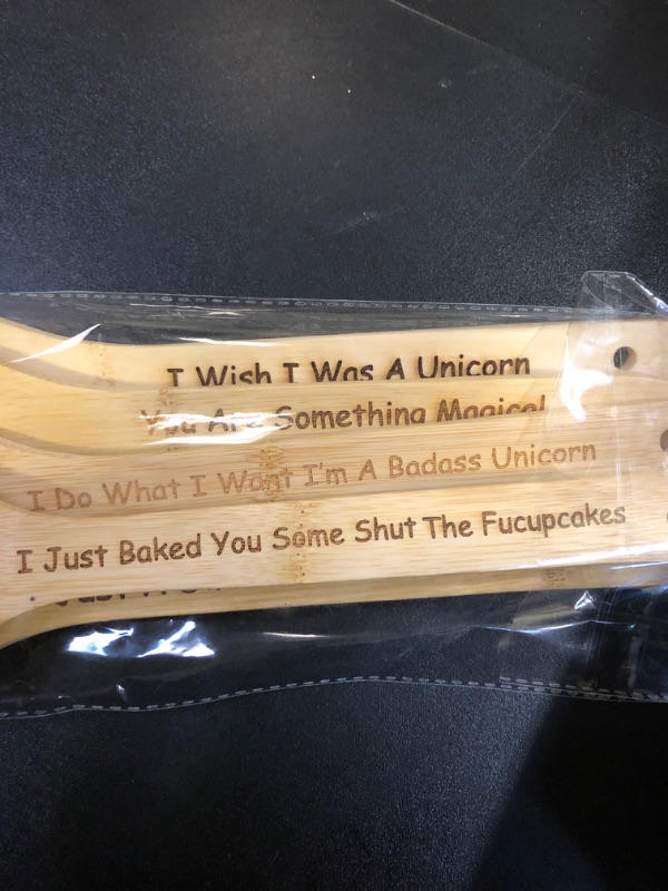 Photo 1 of 5PCS WOODEN SPOONS  