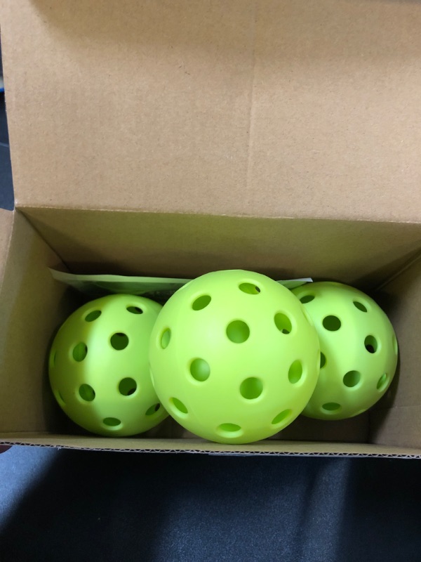 Photo 1 of  Green Poly Baseballs (3PCS