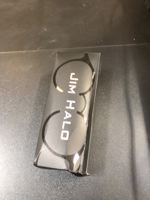 Photo 2 of JIM HALO 2 Pack Retro Polarized Sunglasses Men Women Flat Top Square Driving Glasses
