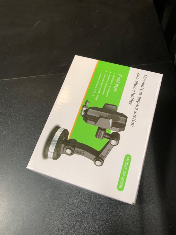 Photo 1 of 2023 New Sucker Car Phone Holder - Universal Phone Mount Dashboard Windshield Window Cell Phone Mount Super Adsorption Phone Holder with Robot Arm Car Phone Holder Automobile Fit for iPhone Smartphone Classic-Black