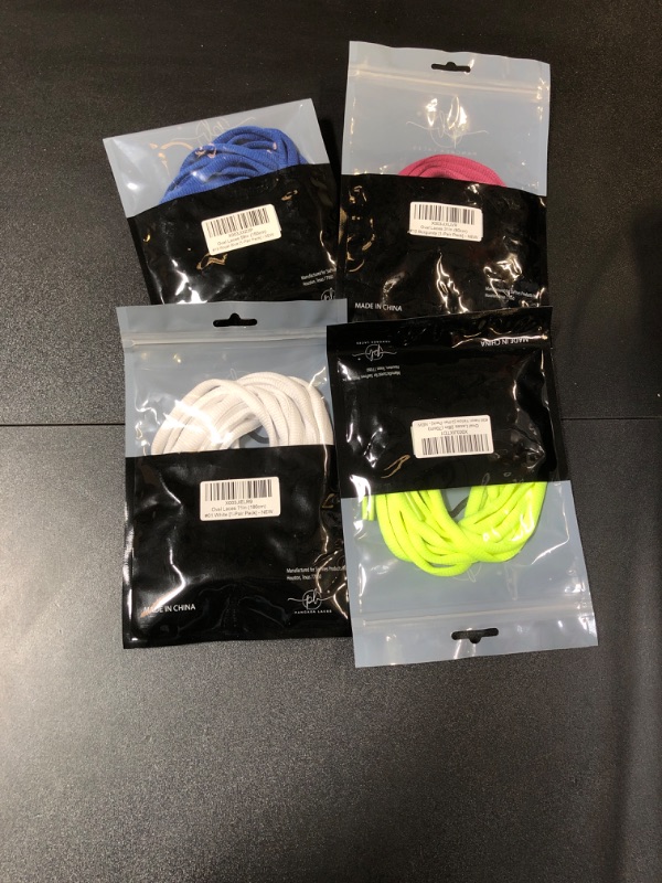 Photo 1 of DIFFERENT COLOR SHOELACES (4 PACK)