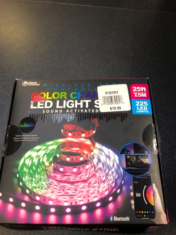 Photo 1 of 25FT WIRELESS COLOR CHANGING LIGHT SET 