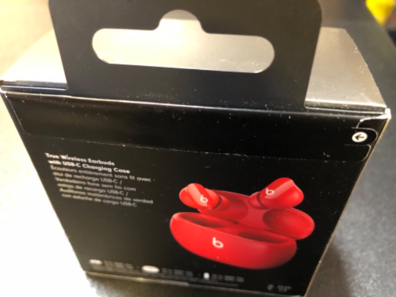 Photo 3 of Beats Studio Buds - True Wireless Noise Cancelling Earbuds - Compatible with Apple & Android, Built-in Microphone, IPX4 Rating, Sweat Resistant Earphones, Class 1 Bluetooth Headphones Red