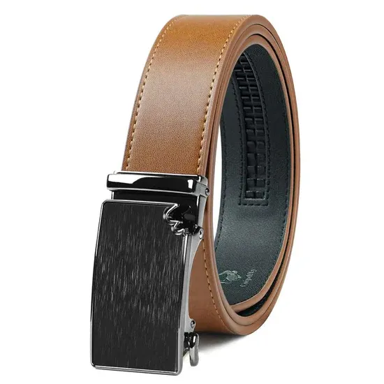 Photo 1 of Inclusive Ratchet Belt for Men - 1 3/8" Casual Jeans Leather Belt 23-28" WAIST
