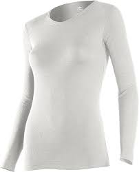 Photo 1 of Coldpruf Base Layer Basic Women's Crew Top White Small