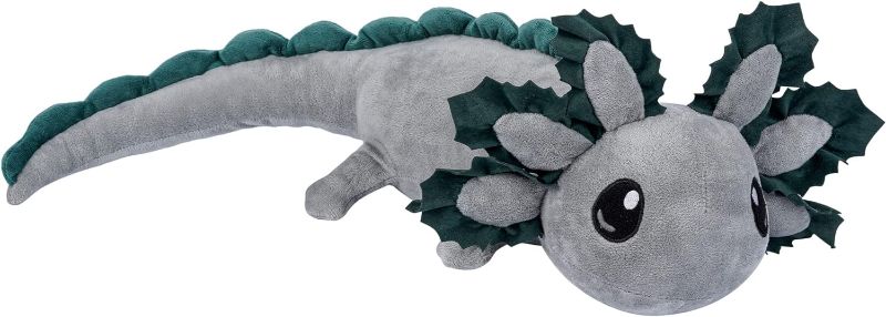 Photo 1 of 4Pound Axolotl Weigted Plush -Realistic, 26Inch Cute Grey AxOLOTL Plushie Large Weighted Stuffed Anmal Toy Christmas Birthday Gifts For Kids
