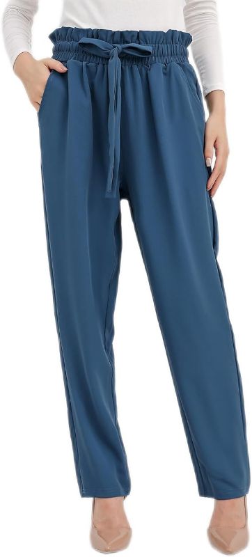 Photo 1 of Women Pencil Pants, Women Casual, Paper Bag Waist Pants,Suitable for Wearing in Offices, Schools and Companies, Small
