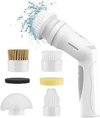Photo 1 of Electric Bathroom Kitchen Cleaning Brush with Powerful Motor 7.4V Power 25W Suitable for Deep Dirt Cleaning,Work up to 120 Minutes,up to 390RPM,IPX7 Waterproof Grade,with 6 Brush Heads.