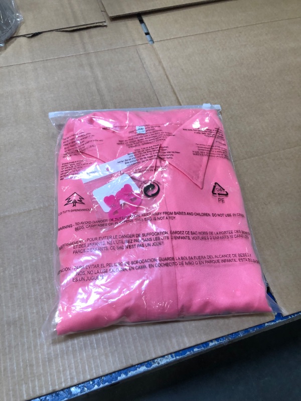 Photo 1 of CICOCI Adult Pink Jumpsuit Women Bachelorette Outfit Movie Costume Coverall Overalls Long Sleeves Halloween Cosplay Medium Pink