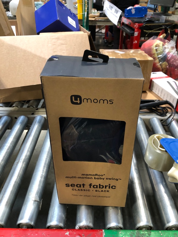 Photo 2 of 4moms Extra Seat Fabric, MamaRoo Baby Swing, Model 1046, Black Classic