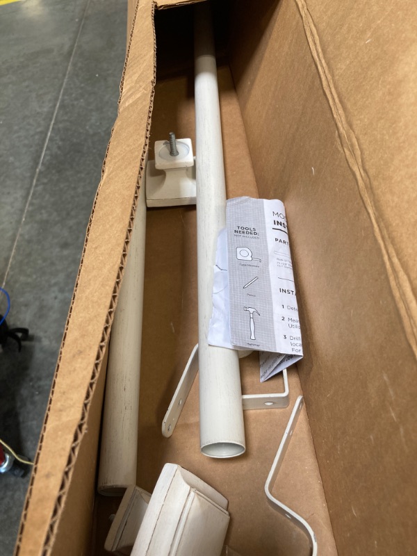 Photo 2 of **(**similar****White Curtain Rods for Windows 48 to 84 Inch(4-7Ft),1 Inch Adjustable Curtain Rod,Heavy Duty Curtain Rods,Decorative Twist Cage Finials Curtain Rod,Single Window Curtain Rods 36-88",Ivory White
