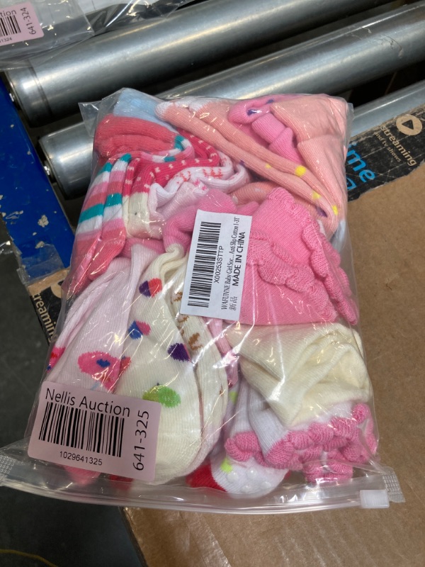 Photo 2 of Baby Girl Socks for Infant Toddler with Grips Anti Slip Cotton 1-3T Pink
***factory sealed***similar***