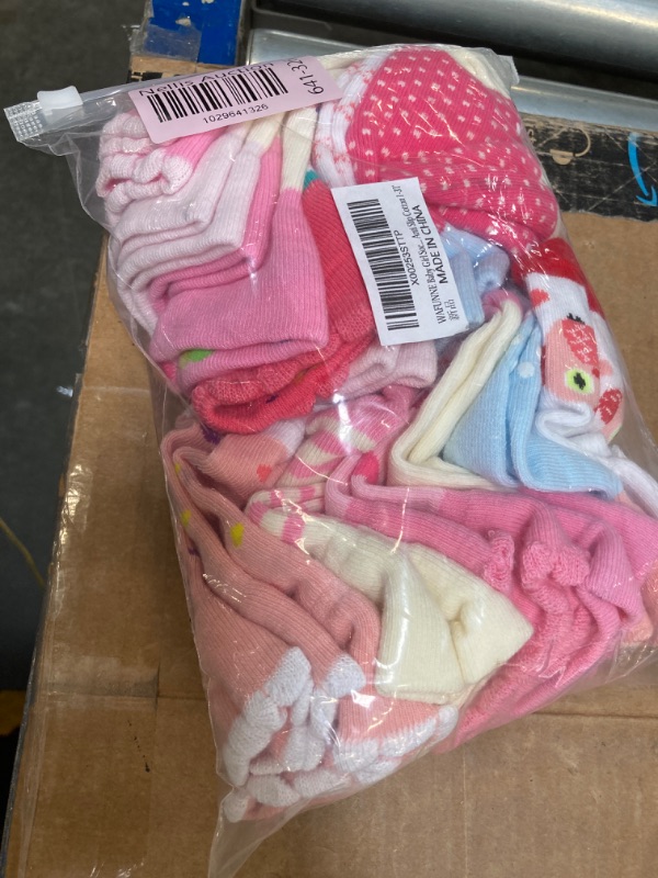 Photo 2 of Baby Girl Socks for Infant Toddler with Grips Anti Slip Cotton 1-3T Pink
***factory sealed***similar*