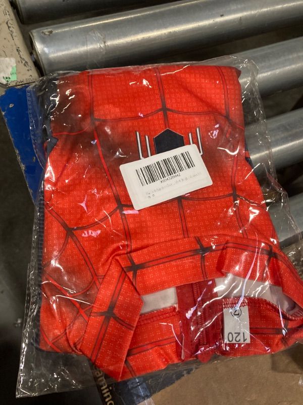 Photo 1 of Kids Superhero Costume Halloween Cosplay 3D Style Spandex Super Hero Jumpsuits for Boys Kids-M (Height: 41-44inch) Red***USED***