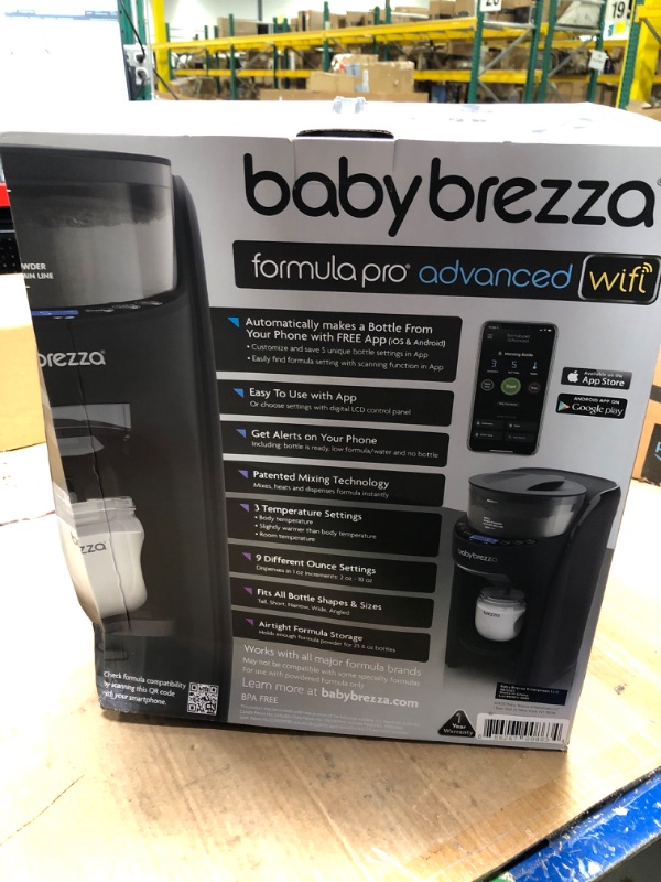 Photo 2 of Baby Brezza Formula Pro Mini Baby Formula Maker – Small Baby Formula Mixer Machine Fits Small Spaces and is Portable for Travel– Bottle Makers Makes The Perfect Bottle for Your Infant On The Go Advanced, WiFi