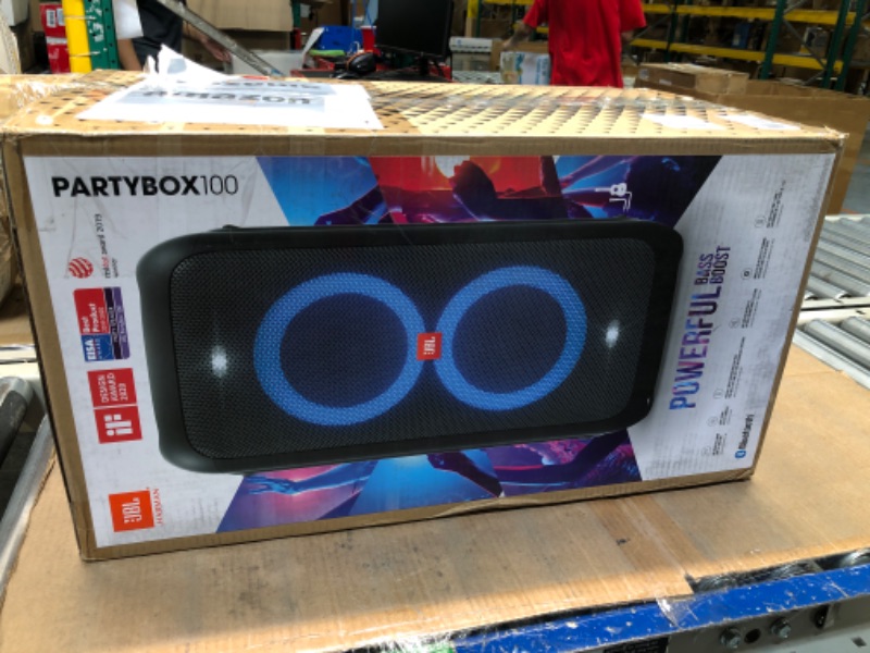 Photo 1 of JBL PartyBox 100 - High Power Portable Wireless Bluetooth Party Speaker
