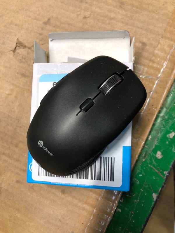 Photo 1 of iClever Wireless Bluetooth Mouse, Dual Mode(Bluetooth+USB), Rechargeable Mouse, Multi-Devices Mouse for Small Sized Hands with 4 Adjustable DPI, Silent Clicks for Laptop, iPad, MacBook, Tablet, PC
