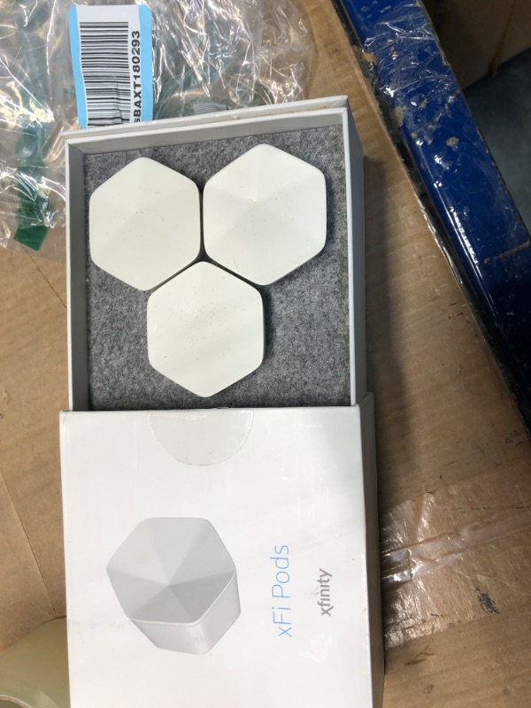 Photo 2 of Comcast Xfinity xFi Pods WiFi Network Range Extenders - Only Compatible with Xfinity Rented Routers, Not Compatible with Customer Owned Routers (3-Pack, White) 3-pack White