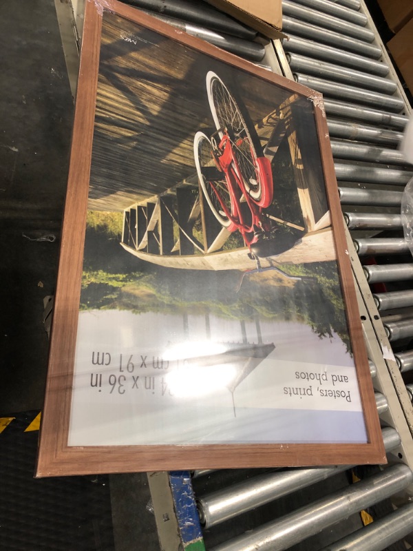 Photo 1 of MCS Museum Poster Frame, Medium Oak, 24 x 36 in, Single Medium Oak Woodgrain 24 x 36 in Single Single