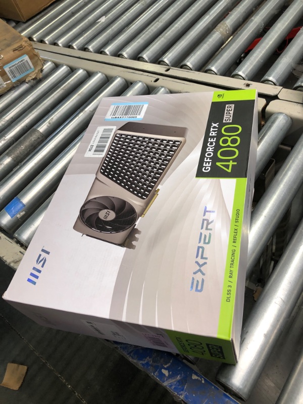 Photo 2 of ***USED** MSI Gaming RTX 4080 Super 16G Expert Graphics Card (NVIDIA RTX 4080 Super, 256-Bit, Boost Clock: 2625 MHz, 16GB GDRR6X 23 Gbps, HDMI/DP, Ada Lovelace Architecture)