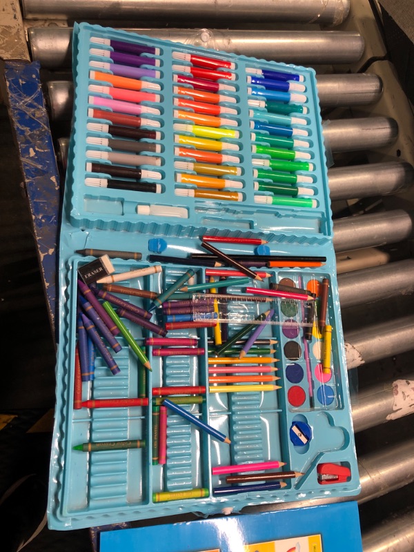 Photo 1 of Coloring Case 150 ct. Art Set, Kids Art Set, Art Supplies, Art Gift Case for Kids, Crayons, Watercolor, Pencils, Markers
