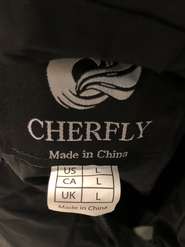 Photo 1 of CHERFLY Women's Winter Puffer Coat Heavy Warm Long Parka Down Jacket with Fur Hood Black Large