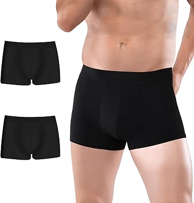 Photo 1 of Incontinence Underwear for Men,Mens Cotton Washable Leakproof Boxers Breif, Bladder Leak Protection 50ML.
