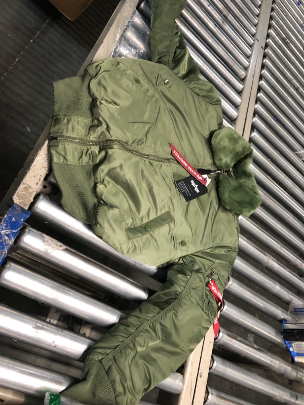 Photo 1 of Alpha Industries Men's B-15 Flight Jacket Small Sage