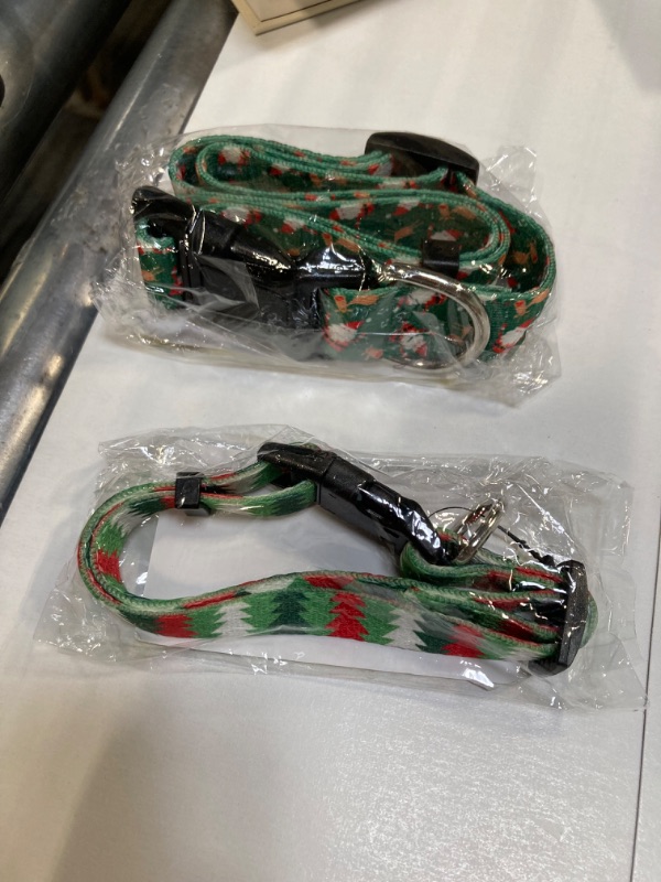 Photo 2 of  2 different pack Native Pup Christmas Dog Collar (Small, Christmas Trees) Small (Pack of 1) Christmas Trees