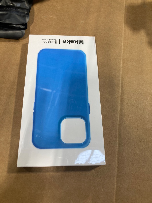 Photo 1 of Mkeke for iPhone 14 Pro Case for MagSafe, Soft Silicone Rubber Phone Cases for Apple iPhone 14 Pro with Built-in Magnets and Microfiber Lining for More Protection - Dark Blue
***FACTORY SEALED***