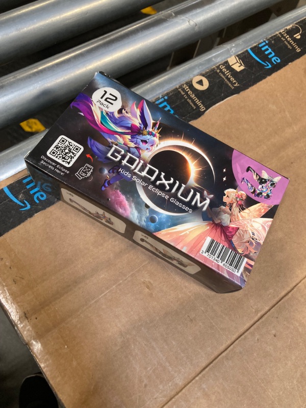 Photo 2 of Galaxium Solar Eclipse Glasses Kids AAS Approved 2024 - Galaxium [12 Pack] Mix Unicorn & Princess Design - ISO 12312-2 & CE Certfied