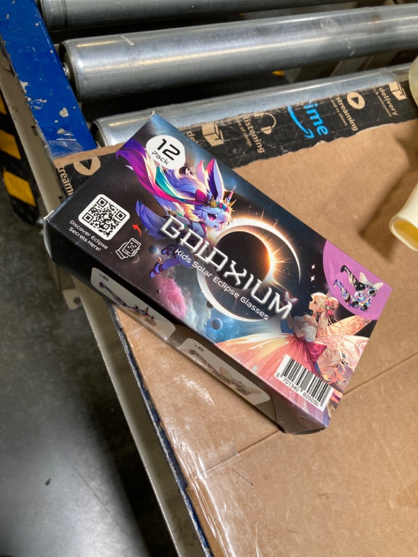 Photo 2 of Galaxium Solar Eclipse Glasses Kids AAS Approved 2024 - Galaxium [12 Pack] Mix Unicorn & Princess Design - ISO 12312-2 & CE Certfied