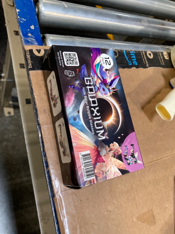 Photo 2 of Galaxium Solar Eclipse Glasses Kids AAS Approved 2024 - Galaxium [12 Pack] Mix Unicorn & Princess Design - ISO 12312-2 & CE Certfied