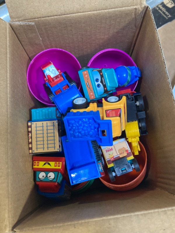 Photo 1 of Easter Basket Stuffers, 12 PCS Easter Egg Fillers with Pull Back Car, Prefilled Easter Toys Gifts for 3-8 Year Old Boys Girls Kids Toddlers, Party Favors Classroom Prize Supplies 12PCS Cars