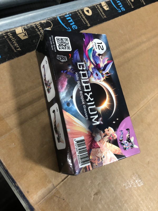 Photo 1 of Galaxium Solar Eclipse Glasses Kids AAS Approved 2024 - Galaxium [12 Pack] Mix Unicorn & Princess Design - ISO 12312-2 & CE Certfied