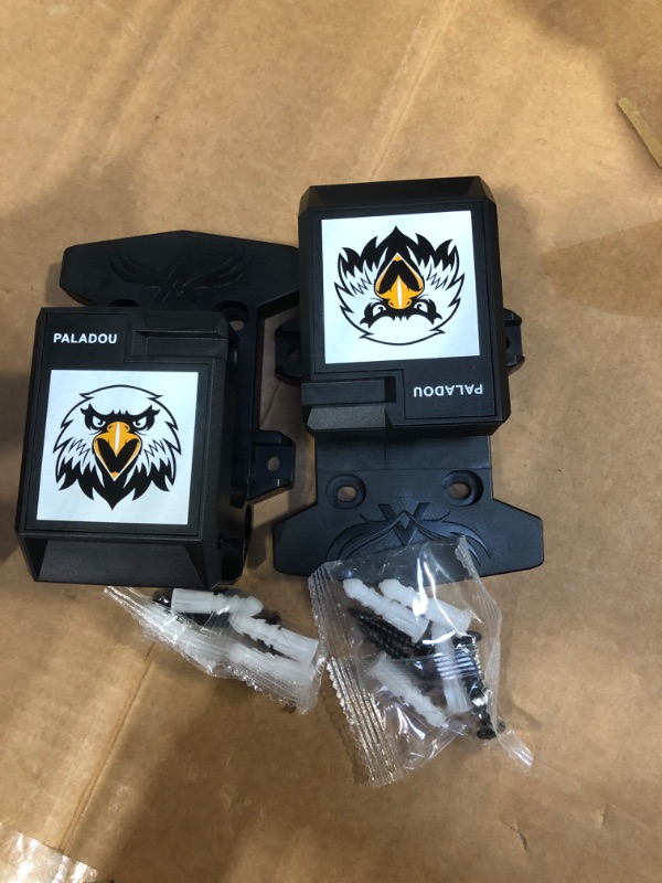 Photo 1 of 2 Pack  Wall Mount for 223/5.56 Rifle & Magazine, AR15 Rifle Wall Rack Runner Mount black