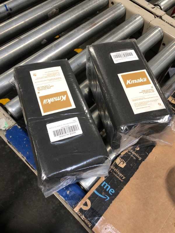 Photo 1 of KMAKII 50 Pack Black Disposable Paper Napkins Linen Feel Guest Disposable Cloth Like Dinner Napkins Paper Hand Napkins for Parties, Weddings, Dinners Or Events 16 x 16 inches 2 packs