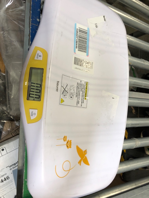 Photo 2 of **HEAVILY USED** Beurer BY80 Digital Baby Scale, Infant Scale for Weighing in Pounds, Ounces, or Kilograms up to 44 lbs, Newborn Scale with Hold Function, Pet Scale for Cats and Dogs