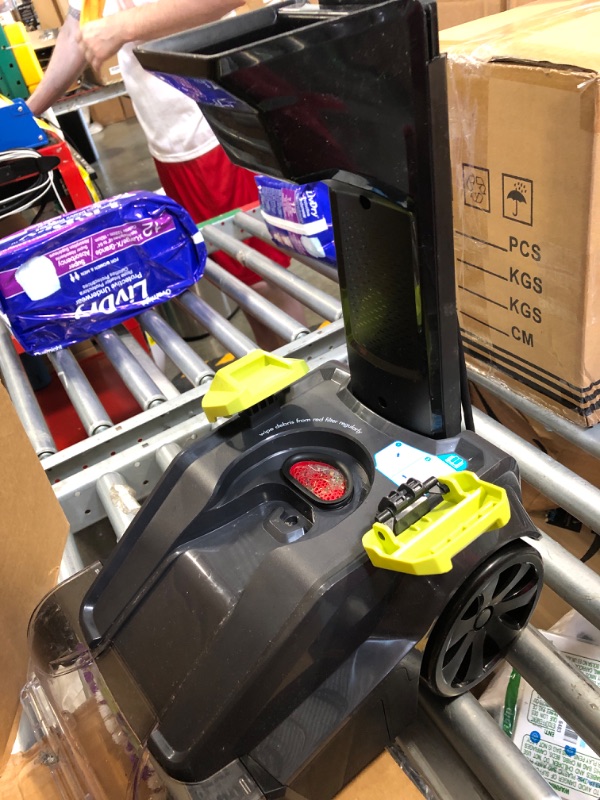 Photo 1 of **FOR PARTS** Bissell TurboClean PowerBrush Pet Carpet Cleaner, 2987,Green/ Black large
