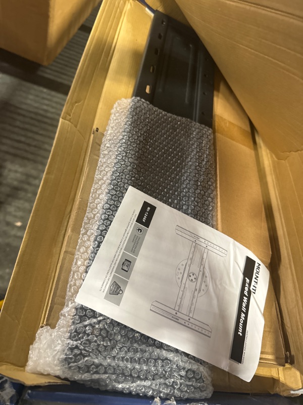 MountIt! TV Wall Mount Landscape to Portrait Rotation, Fixed Mounting Bracket, LowProfile for