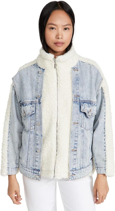 Photo 1 of [BLANKNYC] womens Luxury Clothing Sherpa Jacket, Comfortable & Stylish Coat size: s