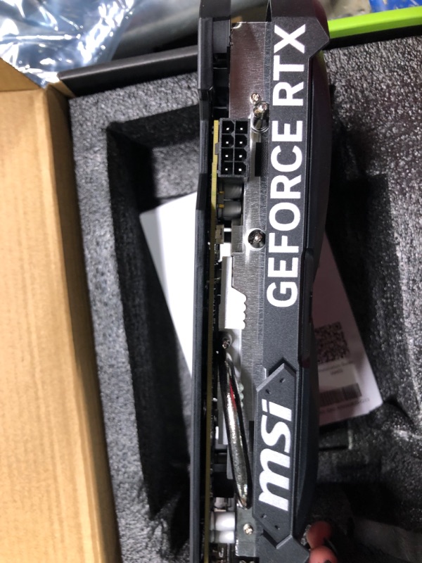 Photo 5 of MSI Gaming GeForce RTX 4060 8GB GDRR6 Extreme Clock: 2505 MHz 128-Bit HDMI/DP Nvlink TORX Fan 4.0 Ada Lovelace Architecture Graphics Card (RTX 4060 Ventus 2X Black 8G OC)