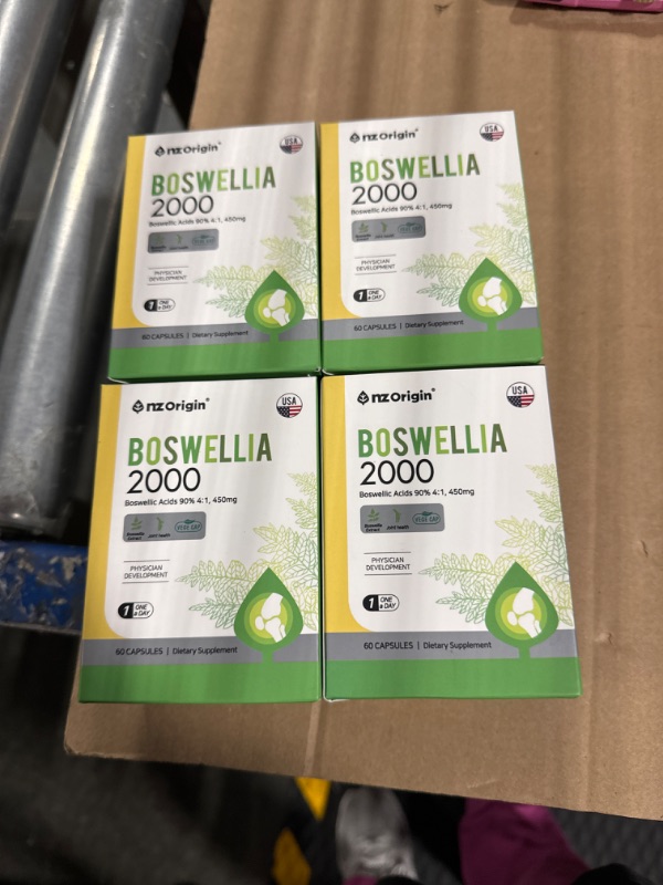 Photo 3 of Dr. Brian Boswellia Capsules, 90% Boswellic Acids Boswellia Extract 450mg Vegan 60ct Boswellia set of 4 