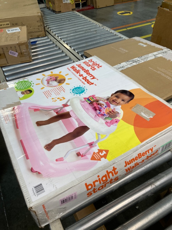 Photo 1 of Bright Starts Walk-A-Bout Walker, Juneberry Delight Juneberry Delight