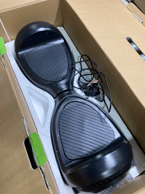 Photo 1 of Hover-1 My First Hoverboard Electric Self-Balancing Hoverboard for Kids with 5 mph Max Speed, Dual 150W Motors, 6.3” Tires, 3 Miles Max Range, and LED Headlights Black